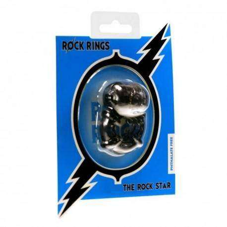 Estimulador Anel Peniano em silicone com estimulador The Rock Star Cock Ring - Rock Rings