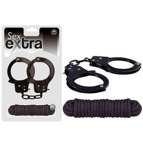 Sex Extra - Cuffs & Rope - 3 metros de Corda - Branco
