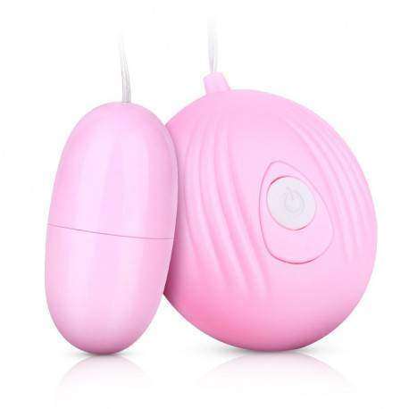 Bullet egg Vibrador controle wireless 20 Vibrações - Rosa