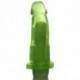 Pênis Jelly aromatizado Hortelã - 14,5 x 4 cm verde translúcida - com vibrador multivelocidade