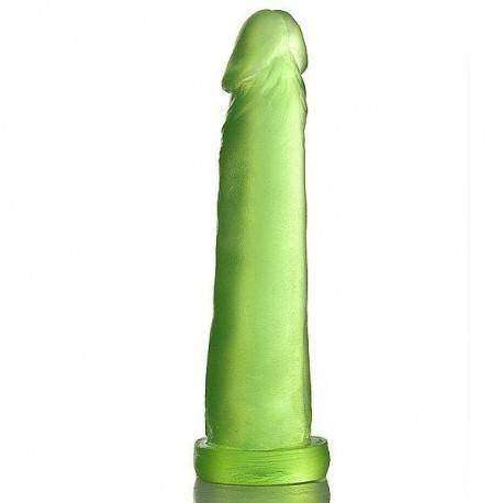 Pênis Jelly aromatizado Hortelã - 18,5 x 4,5 cm verde translúcida.