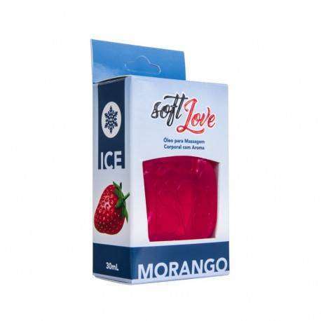 Gel beijável função Ice 30ml - Soft Love - Morango