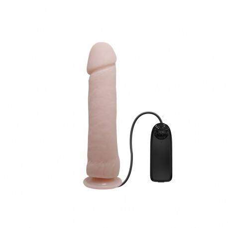 Pênis Grande e Realista com Vibrador e ventosa 24x 5,2cm - The Big Penis