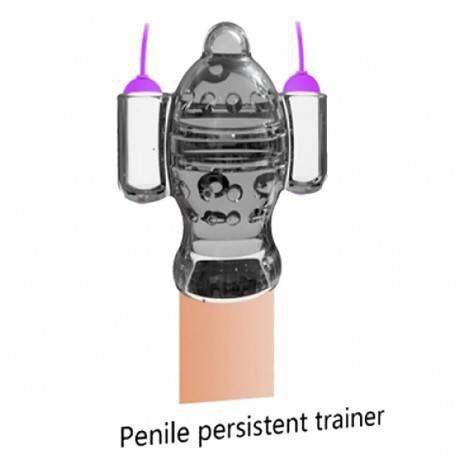 Estimulador Duplo de Eletrochoque para a Glande do Pênis