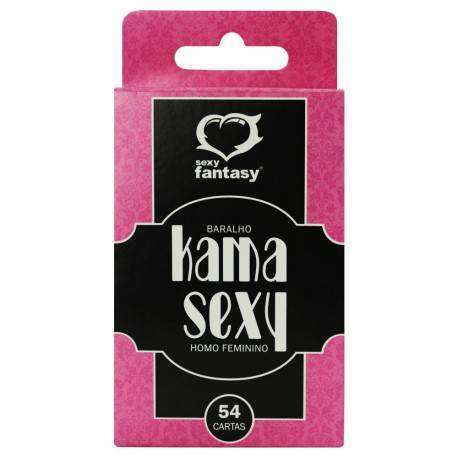 Baralho Kama Sexy 54 cartas Homo Feminino