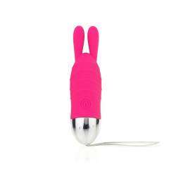Vibrador Bullet 12 Vibrações Recarregável - Bunny Pink