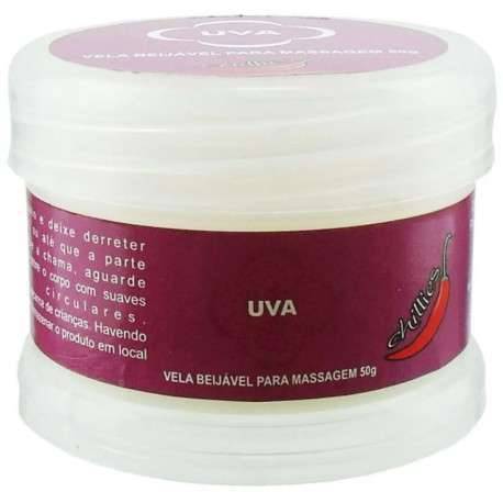 Vela para massagem Beijável aroma UVA 50G - Chillies