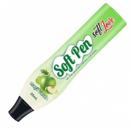 Caneta Comestível Soft Pen Maçã Verde 35 ml - Soft Love