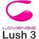 LOVENSE Lush 3 - O mais poderoso Bullet de controle sem fio via APP o queridinho no XVIDEOS - Camgirl e Chaturbate