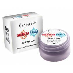 Skenta Sfria Pomada Cream Lub Excitante Esquenta e Esfria 4g - For Sexy