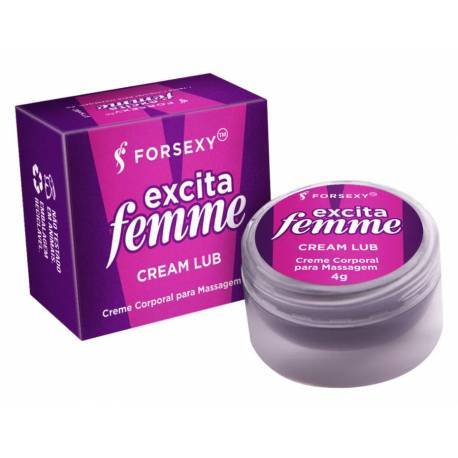 Pomada Cream Lub Excita Femme Excitante Feminino Super Quente 4g - For Sexy