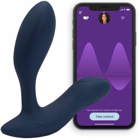 Estimulador de Próstata e Períneo Recarregável Controle via App We-Vibe® Vector 