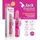 Vibrador Rotativo Calda de Baleia Clássico Jack Rabbit RECARREGÁVEL 36 modos de Vibração