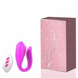Vibrador Recarregável para Casais - Aixia I - Pink