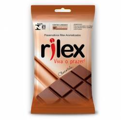 Preservativo RILEX c/ 3 Un.- Chocolate 