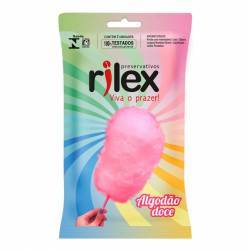 Preservativo RILEX Lubrificado Aroma Algodão Doce 3 unidades