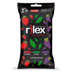 Preservativo RILEX Lubrificado Aromas Mix de Frutas 6 unidades