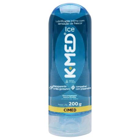 K-Med Lubrificante Íntimo ICE-Função Refrescante -200 mL