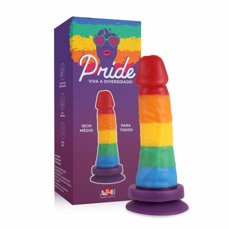 Pênis Pride - Viva a Diversidade! - Prótese Realística 16cm