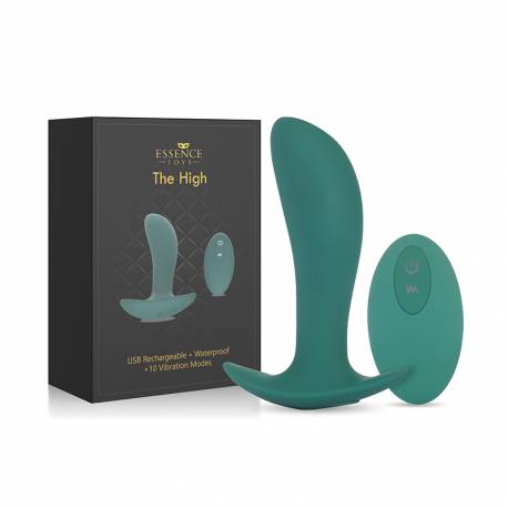 The High - Plug Anal p/ Prótstata com Controle 10 Vibrações - Essence Toys GARANTIA DE 1 ANO