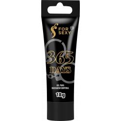 365 Days Bisnaga - Gel Vibrador Líquido Esquenta e Esfria 18g - For Sexy 