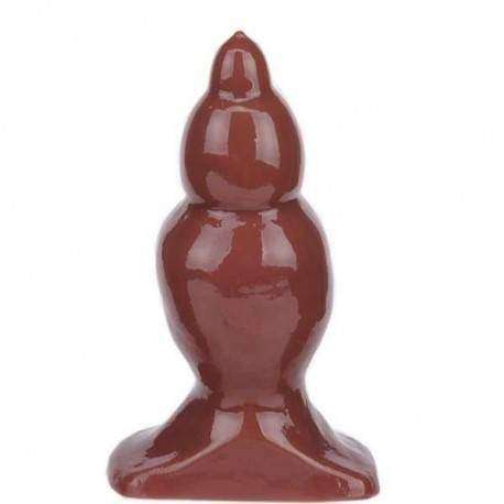 Plug Anal em Jelly medidas 11,5 X 4,8 cm - Chocolate