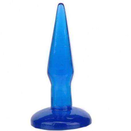 Plug Anal em Jelly medidas 12 X 2,5 cm - Azul