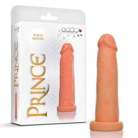 Pênis macio e flexível PRINCE '6' - 14,5 x 4 cmcor Bege