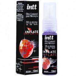 Inflate óleo exitante corporal para massagem - 15ml INTT