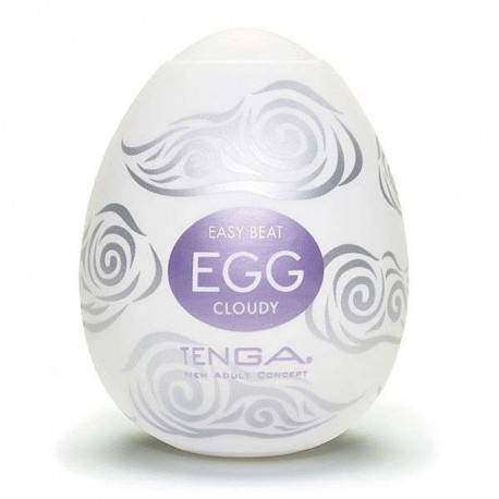 Tenga Egg - CLOUDY (Ovo masturbador com textura e lubrificante siliconado)