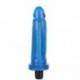 Pênis macio e flexível com Vibrador 15 x 3,3 cm cor Azul