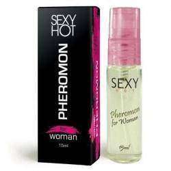 Perfume Pheromon for Woman - Embalagem de vidro 15 ml na caixa