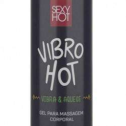 Vibro Hot excitante Unissex Orgasmos mais intensos - Gel para massagem corporal, vibra e aquece - 15g