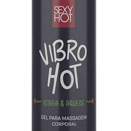 Vibro Hot excitante Unissex Orgasmos mais intensos - Gel para massagem corporal, vibra e aquece - 15g