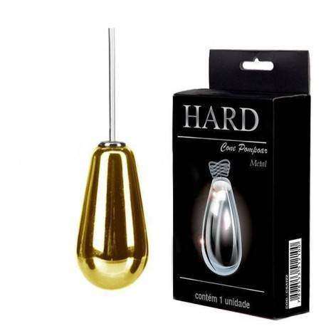 Cones em metal para pompoarismo - 32g - cor Dourado - HARD