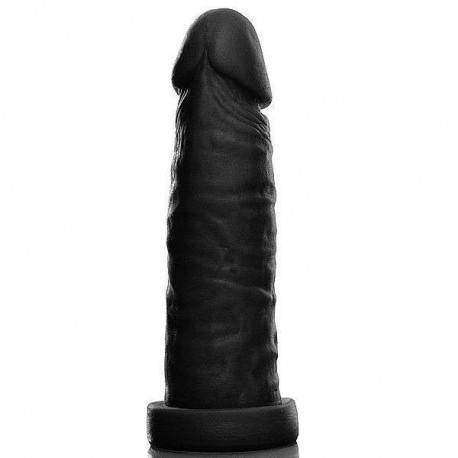 Pênis Realista flexível 6 C- 14,5 x 4 cm na cor preto